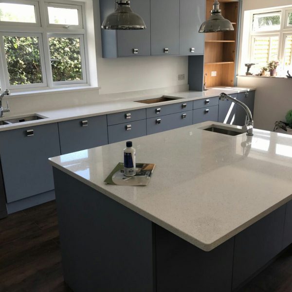 Bianco Stella - Buntingford, Herts - Rock & Co Granite and Quartz Worktops