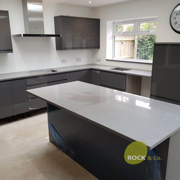 Grigio Media Stella - Woking, Surrey - Rock & Co Granite and Quartz ...